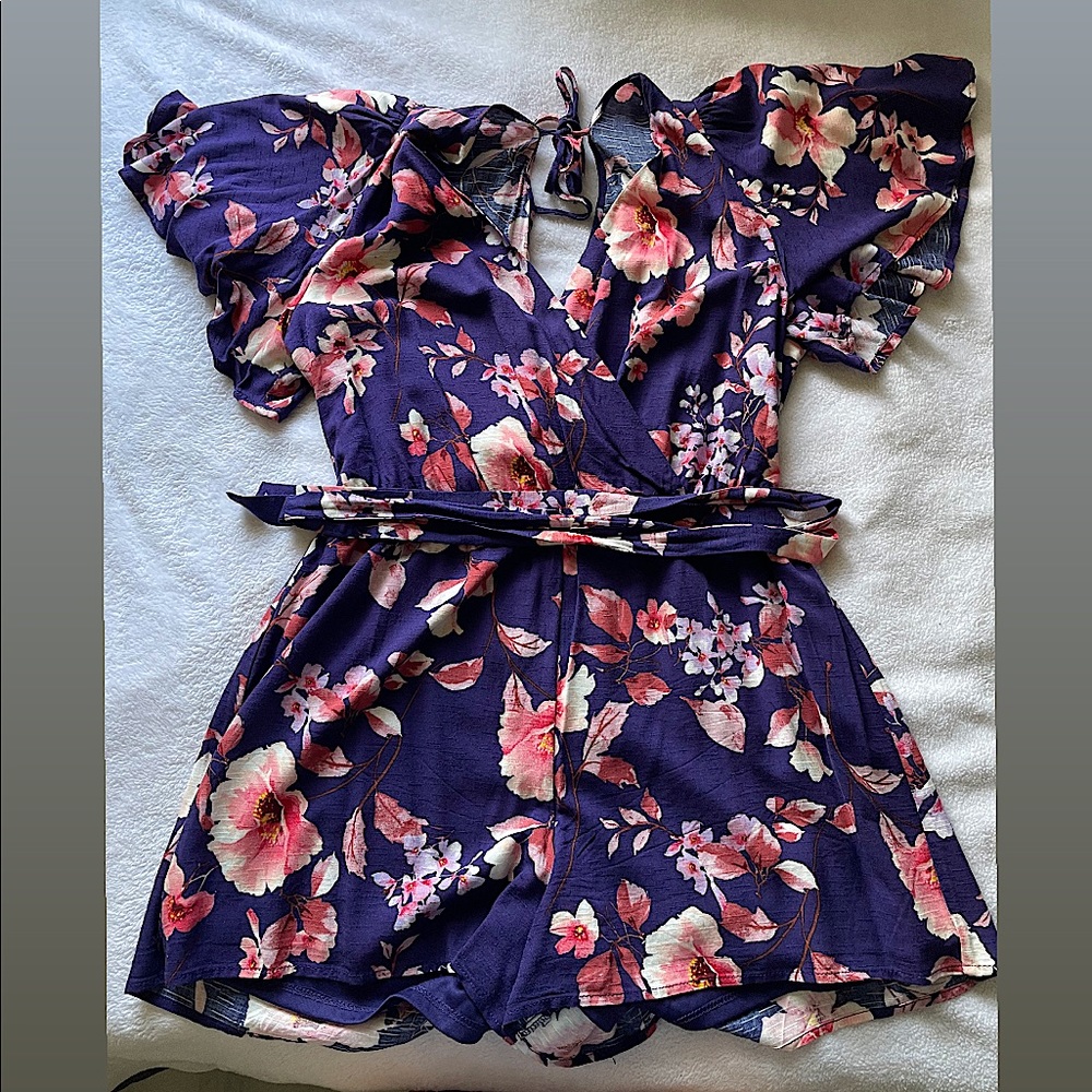 Francesca’s Tess Floral Romper